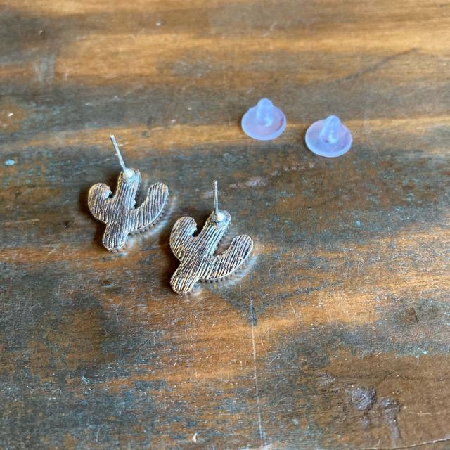 TOPANGA Jewelry　ボヘミアンターコイズピアス　CACTUS　ジュエリー　キャッチ　boho　ギフト　プレゼント