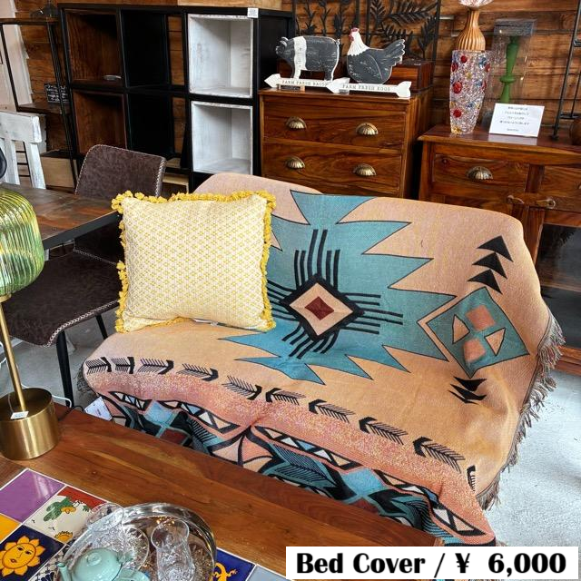 TOPANGA Homefurnishing Tribal Throwket A 130×160cm Orange