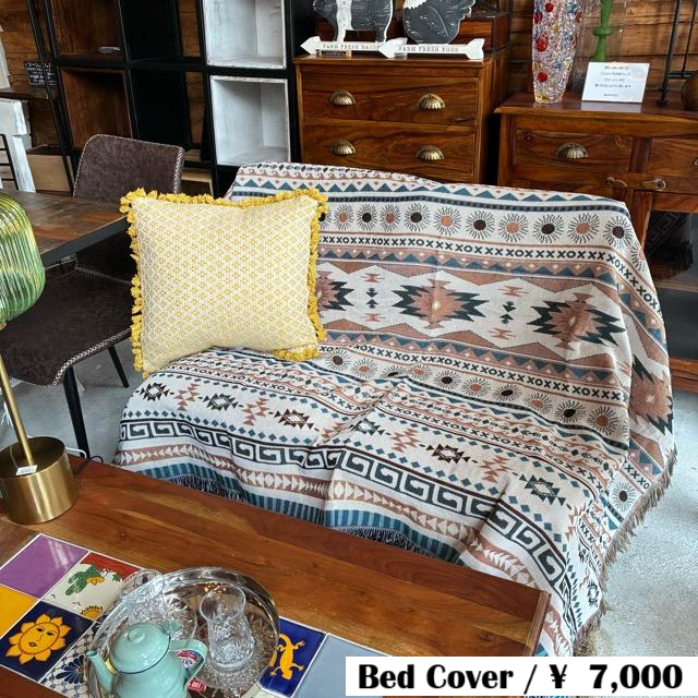 TOPANGA Homefurnishing Tribal throwket C 130×160cm Ivory