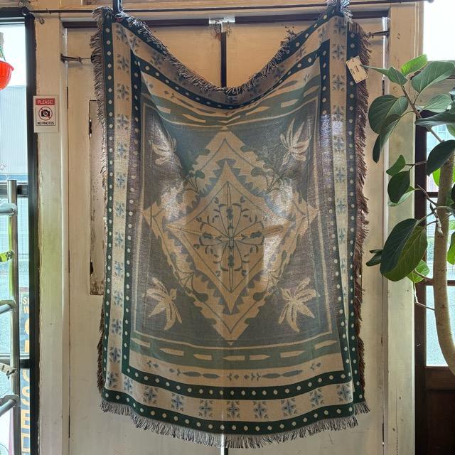 TOPANGA Homefurnishing Bohemian throwket A 130×160cm Blue