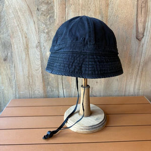 TOPANGA Accessory　ウォッシュドミニマムバケットハット　ブラック　ファッション　帽子　ハット　キャップ　ストリート　古着　ユーズド　サファリハット
