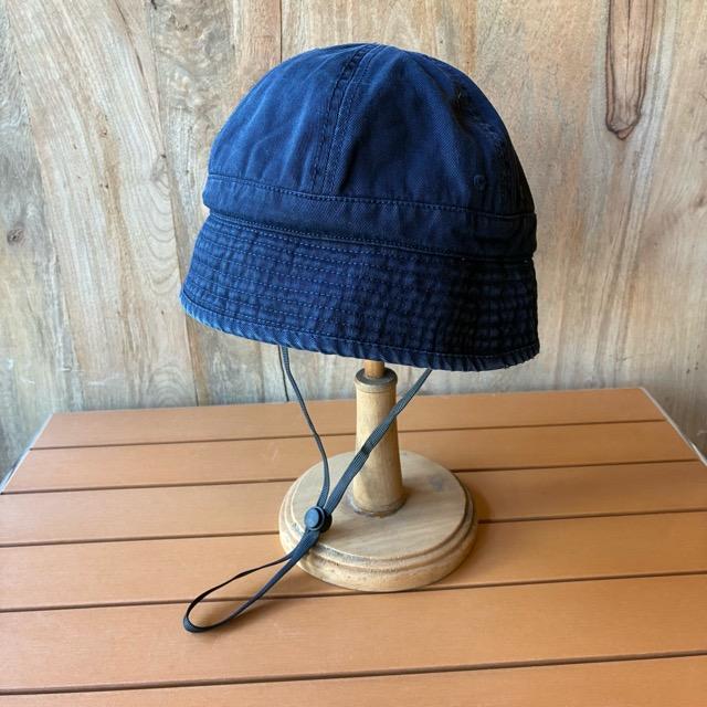 TOPANGA Accessory　ウォッシュドミニマムバケットハット　ネイビー　ファッション　帽子　ハット　キャップ　ストリート　古着　ユーズド　サファリハット