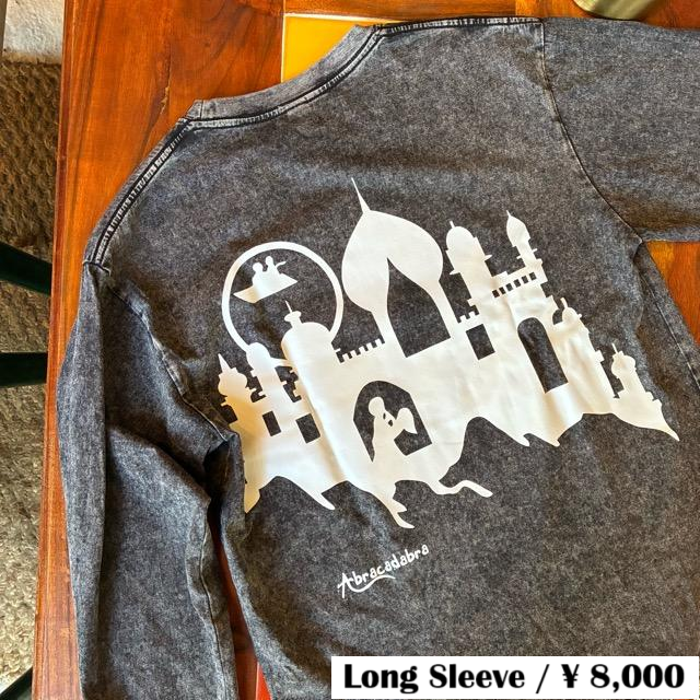 TOPANGA Lady's　TOPANGA FIRECOUNTRY Pigment dyed long sleeve T-shirt BLACK Abracadabra S M L XL