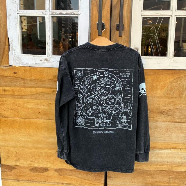 TOPANGA Lady's TOPANGA FIRECOUNTRY Pigment dyed long sleeve T-shirt BLACK Kyusyu Island SML XL