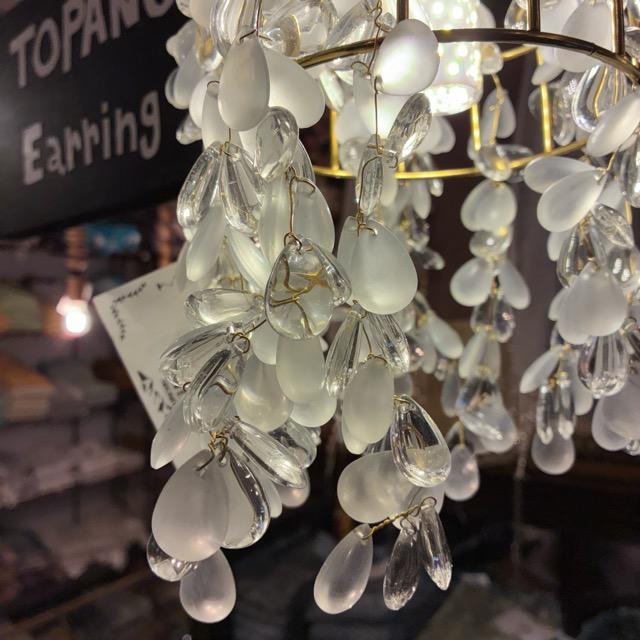 TOPANGA Lighting　ウォータードロップガラスランプ　吊照明　照明器具　カウンター　カフェ　レトロ　ペンダントランプ　シャンデリア　ジェリーフィッシュ
