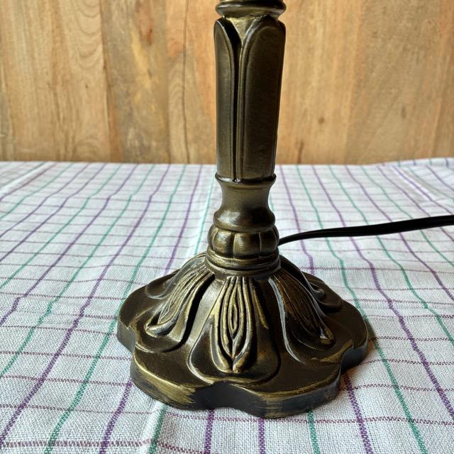 TOPANGA　Lighting　ステンドグラステーブルランプ　ジオメトリック　ピンク　幾何学　ガラスランプ　スタンドランプ　ナイトランプ　玄関　寝室