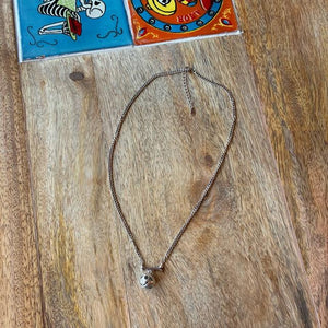 TOPANGA Jewelry　ボスサイドスマイルペンダントネックレス　カジュアル　ショートネックレス　チャーム　ペンダント　チェーン　フォーマル　シルバー925