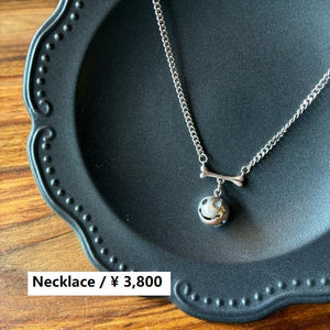TOPANGA Jewelry　ボスサイドスマイルペンダントネックレス　カジュアル　ショートネックレス　チャーム　ペンダント　チェーン　フォーマル　シルバー925
