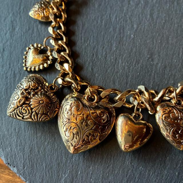 TOPANGA Jewelry　チャビーハートカラビナネックレス　ゴールド　シンプル　チェーンのみ　ショートネックレス　ペンダント　ギフト