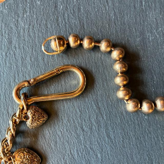 TOPANGA Jewelry　チャビーハートカラビナネックレス　ゴールド　シンプル　チェーンのみ　ショートネックレス　ペンダント　ギフト
