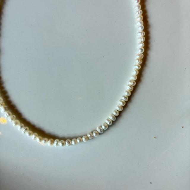 TOPANGA Jewelry　ナチュラルパールネックレス　パール　ネックレス　チョーカー　真珠　冠婚葬祭　カジュアルコーデ　