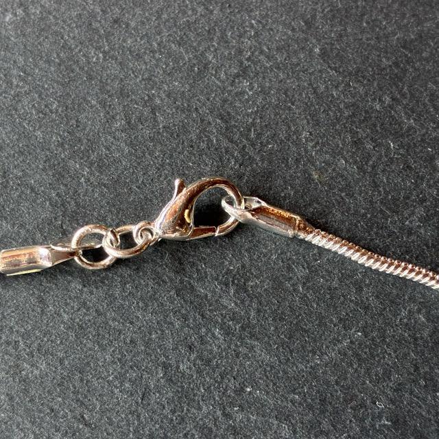 TOPANGA Jewelry　Snake chain silver necklace　40cm