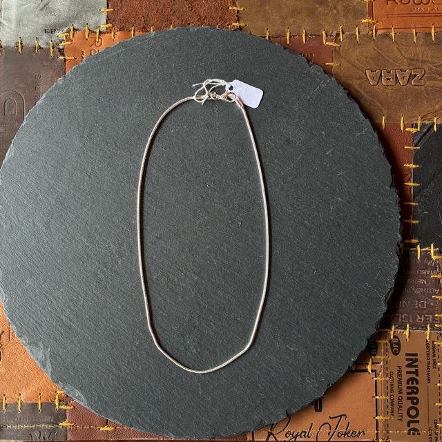 TOPANGA Jewelry　Snake chain silver necklace　40cm
