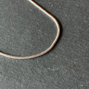 TOPANGA Jewelry　Snake chain silver necklace　60cm