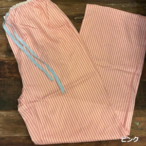 Topanga Lady's ドリーマーストライプイージーパンツ　全3色　イエロー　ピンク　グレー　レディース　パジャマ　ナイトウェア　ルームウェア　カジュアル　