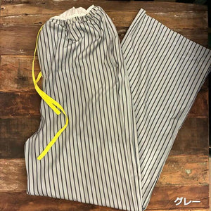 Topanga Lady's ドリーマーストライプイージーパンツ　全3色　イエロー　ピンク　グレー　レディース　パジャマ　ナイトウェア　ルームウェア　カジュアル　