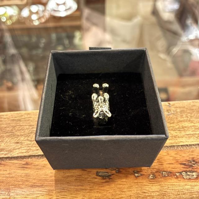 TOPANGA Jewelry 　アニマルリング　ウルフドッグ　13号　ハスキー　シルバー　指輪　アクセサリー　ジュエリー　小物　プレゼント　メンズ　レディース　ギフト