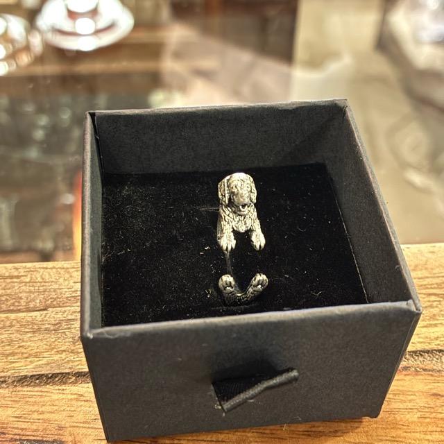 TOPANGA Jewelry 　アニマルリング　ゴールデンレトリーバー　12号　シルバー　指輪　アクセサリー　ジュエリー　小物　プレゼント　メンズ　レディース　ギフト