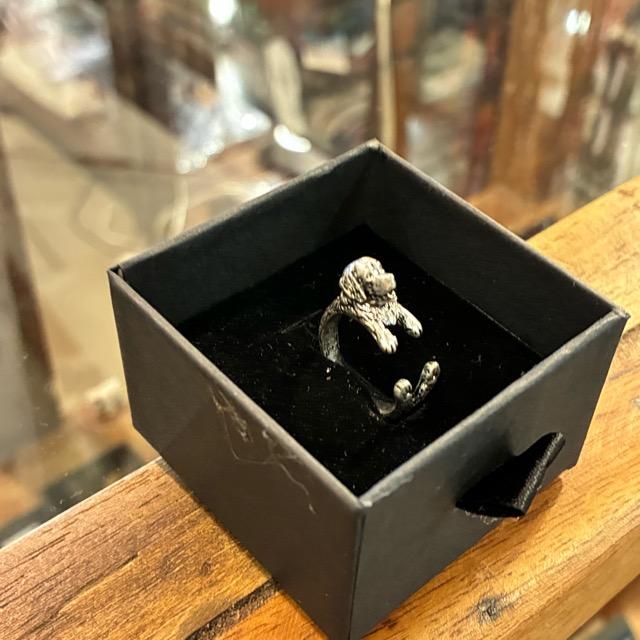 TOPANGA Jewelry 　アニマルリング　ゴールデンレトリーバー　12号　シルバー　指輪　アクセサリー　ジュエリー　小物　プレゼント　メンズ　レディース　ギフト