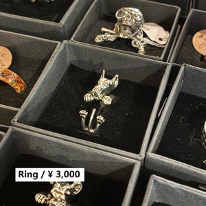 TOPANGA Jewelry 　アニマルリング　グレートデン　14号　シルバー　指輪　アクセサリー　ジュエリー　小物　プレゼント　メンズ　レディース　ギフト