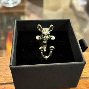 TOPANGA Jewelry 　アニマルリング　フレブル　14号　フレンチブルドッグ　指輪　アクセサリー　ジュエリー　小物　プレゼント　メンズ　レディース　ギフト
