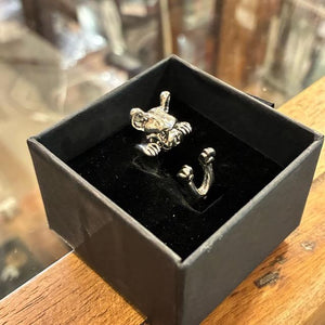 TOPANGA Jewelry 　アニマルリング　フレブル　14号　フレンチブルドッグ　指輪　アクセサリー　ジュエリー　小物　プレゼント　メンズ　レディース　ギフト