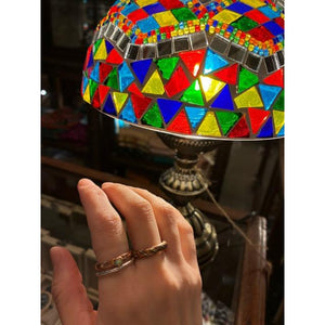 TOPANGA Jewelry 　コッパーブラスシングルリング　スパイラル　5号〜19号　銅　真鍮　指輪　アクセサリー　ジュエリー　プレゼント　レディース　ギフト