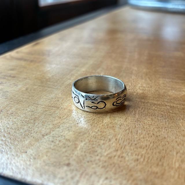 TOPANGA Jewelry 　チベットマントラリング　18号　19号　指輪　アクセサリー　ジュエリー　プレゼント　シンプル　チベットシルバー