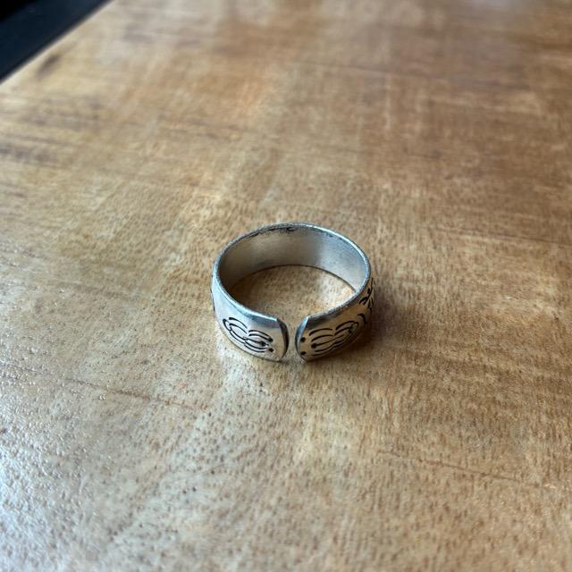 TOPANGA Jewelry 　チベットマントラリング　18号　19号　指輪　アクセサリー　ジュエリー　プレゼント　シンプル　チベットシルバー