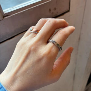 TOPANGA Jewelry 　ドゥ―ドルツイストリング　14号　指輪　アクセサリー　ジュエリー　プレゼント　シンプル　植物　ヴィンテージ　アンティーク