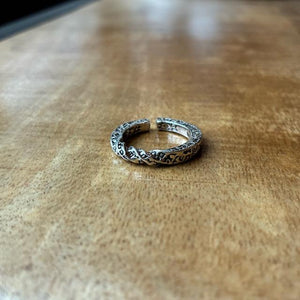 TOPANGA Jewelry 　ドゥ―ドルツイストリング　14号　指輪　アクセサリー　ジュエリー　プレゼント　シンプル　植物　ヴィンテージ　アンティーク