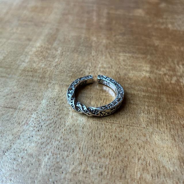 TOPANGA Jewelry 　ドゥ―ドルツイストリング　14号　指輪　アクセサリー　ジュエリー　プレゼント　シンプル　植物　ヴィンテージ　アンティーク