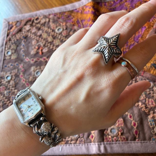 TOPANGA Jewelry 　スターフィッシュリング　13号　指輪　アクセサリー　ジュエリー　プレゼント　シンプル　ヴィンテージ　アンティーク　S925