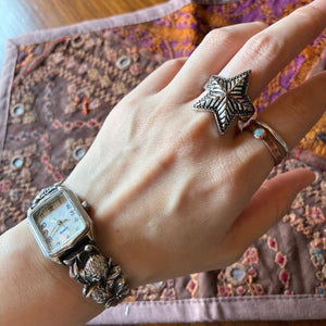 TOPANGA Jewelry 　スターフィッシュリング　13号　指輪　アクセサリー　ジュエリー　プレゼント　シンプル　ヴィンテージ　アンティーク　S925