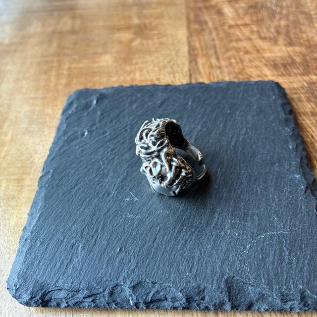 TOPANGA Jewelry 　One half face リング　シルバー　15号　指輪　アクセサリー　ジュエリー　プレゼント　シンプル　ヴィンテージ　アンティーク　ダビデ