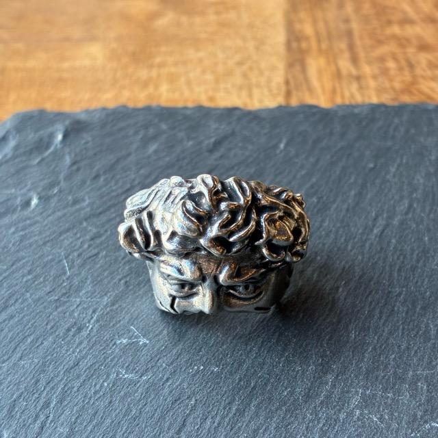 TOPANGA Jewelry 　One half face リング　シルバー　15号　指輪　アクセサリー　ジュエリー　プレゼント　シンプル　ヴィンテージ　アンティーク　ダビデ