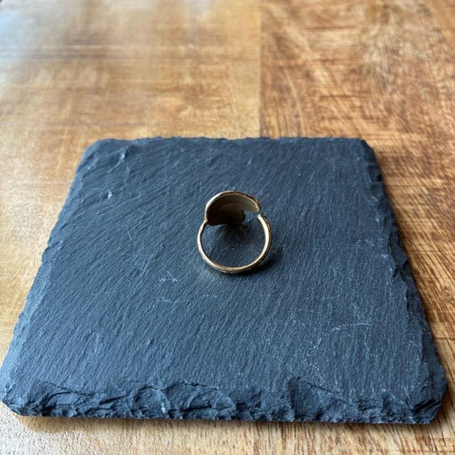 TOPANGA Jewelry 　Quarter face リング　ゴールド　12号　指輪　アクセサリー　ジュエリー　プレゼント　シンプル　ヴィンテージ　アンティーク　ダビデ