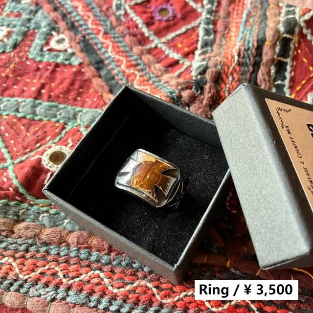 TOPANGA Jewelry 　ビッグクロスリング　20号　指輪　アクセサリー　ジュエリー　プレゼント　シンプル　ヴィンテージ　十字　メンズ