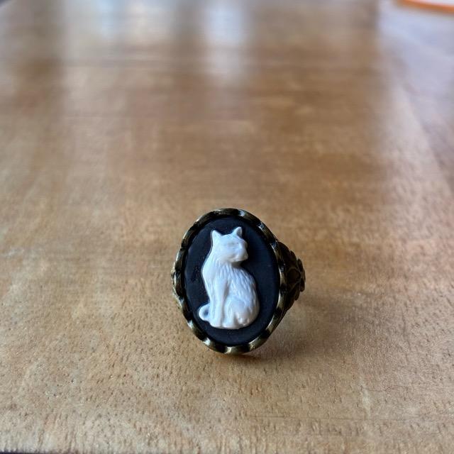 TOPANGA Jewelry　Cat Relief Ring Size 12　