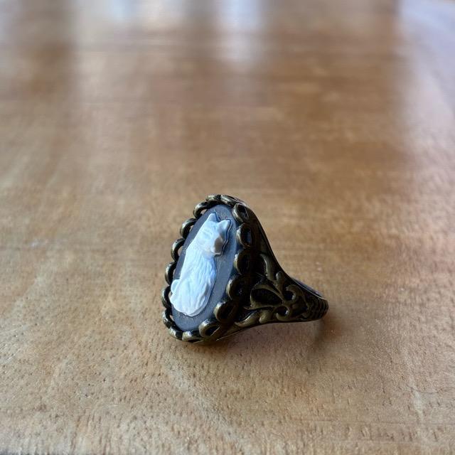 TOPANGA Jewelry　Cat Relief Ring Size 12　