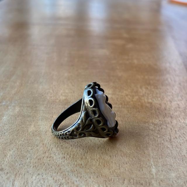 TOPANGA Jewelry　Cat Relief Ring Size 12　