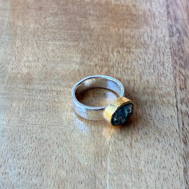 TOPANGA Jewelry Cubic zirconia ring Blue Size 11