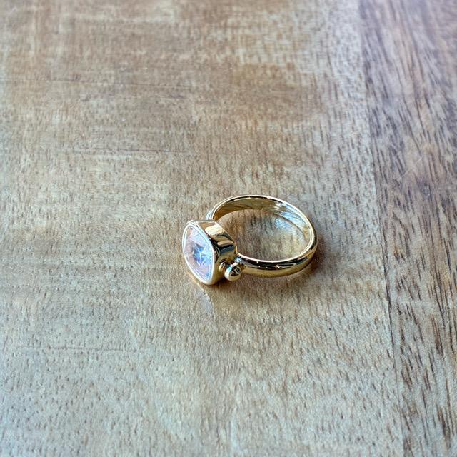 TOPANGA Jewelry　Cubic zirconia ring Pink Size 11 12