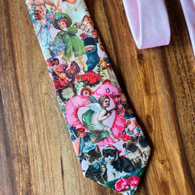 TOPANGA Accessory ヘリテージタイ　エンジェル　ネクタイ　プレゼント　フォーマル　カジュアル　スーツ　メール便　クラシック　クラシカル　ヴィンテージ　