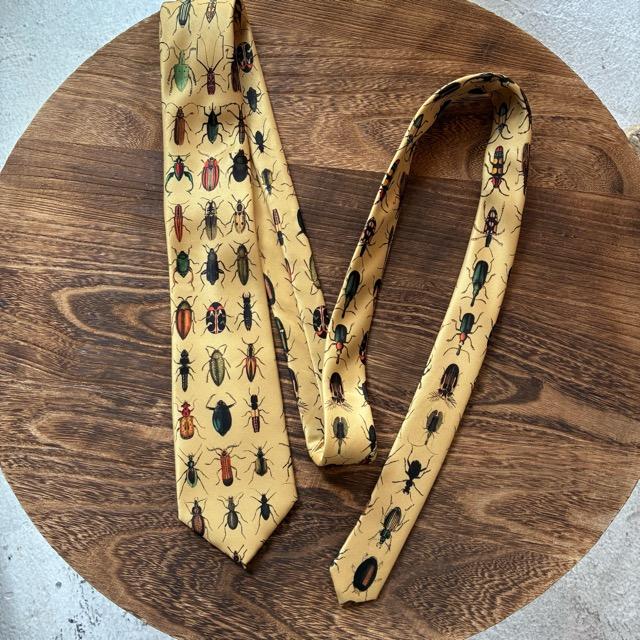 TOPANGA Accessory ヘリテージタイ　バグ　虫　イエロー　ネクタイ　プレゼント　フォーマル　カジュアル　スーツ　メール便　クラシック　ヴィンテージ　