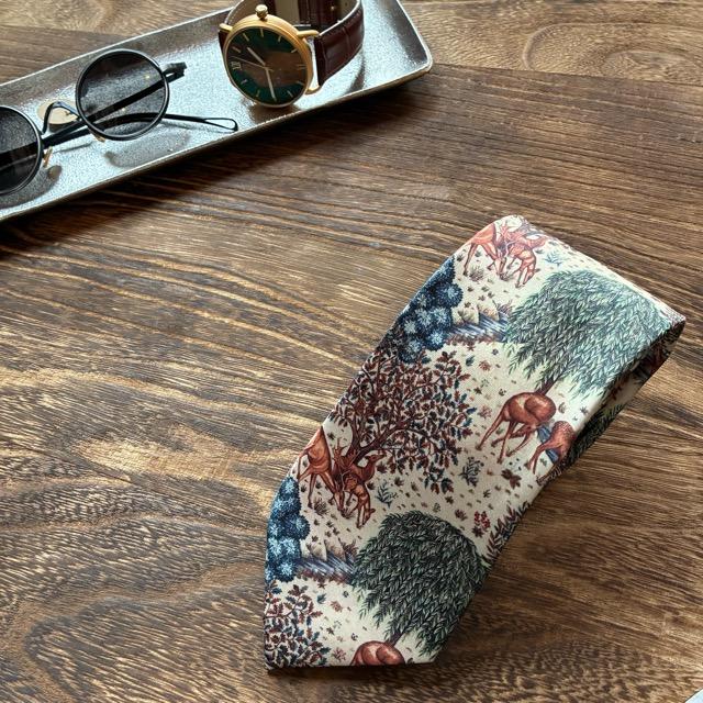 TOPANGA Accessory ヘリテージタイ　サバンナ　ベージュ　ネクタイ　プレゼント　フォーマル　カジュアル　スーツ　メール便　クラシック　ヴィンテージ　