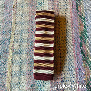 TOPANGA Accessory　Border Knit Tie　6type　