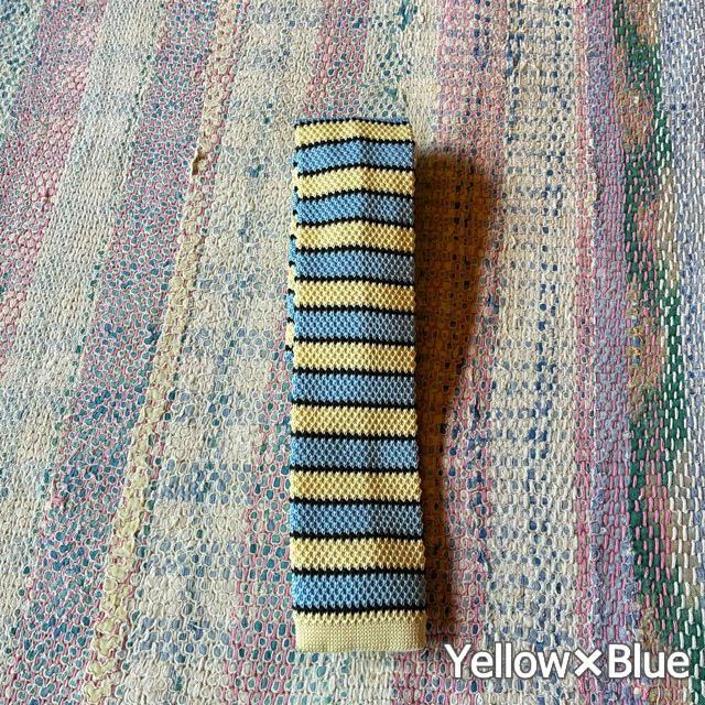 TOPANGA Accessory　Border Knit Tie　6type　