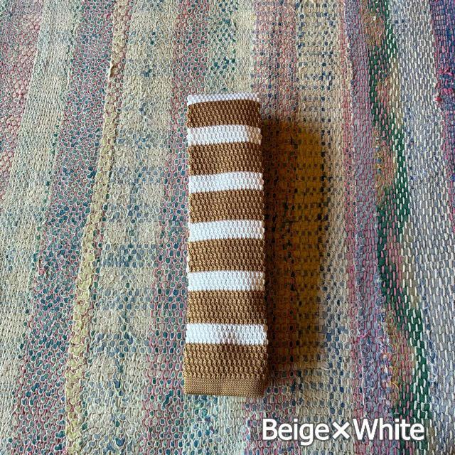 TOPANGA Accessory　Border Knit Tie　6type　