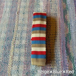 TOPANGA Accessory　Border Knit Tie　6type　